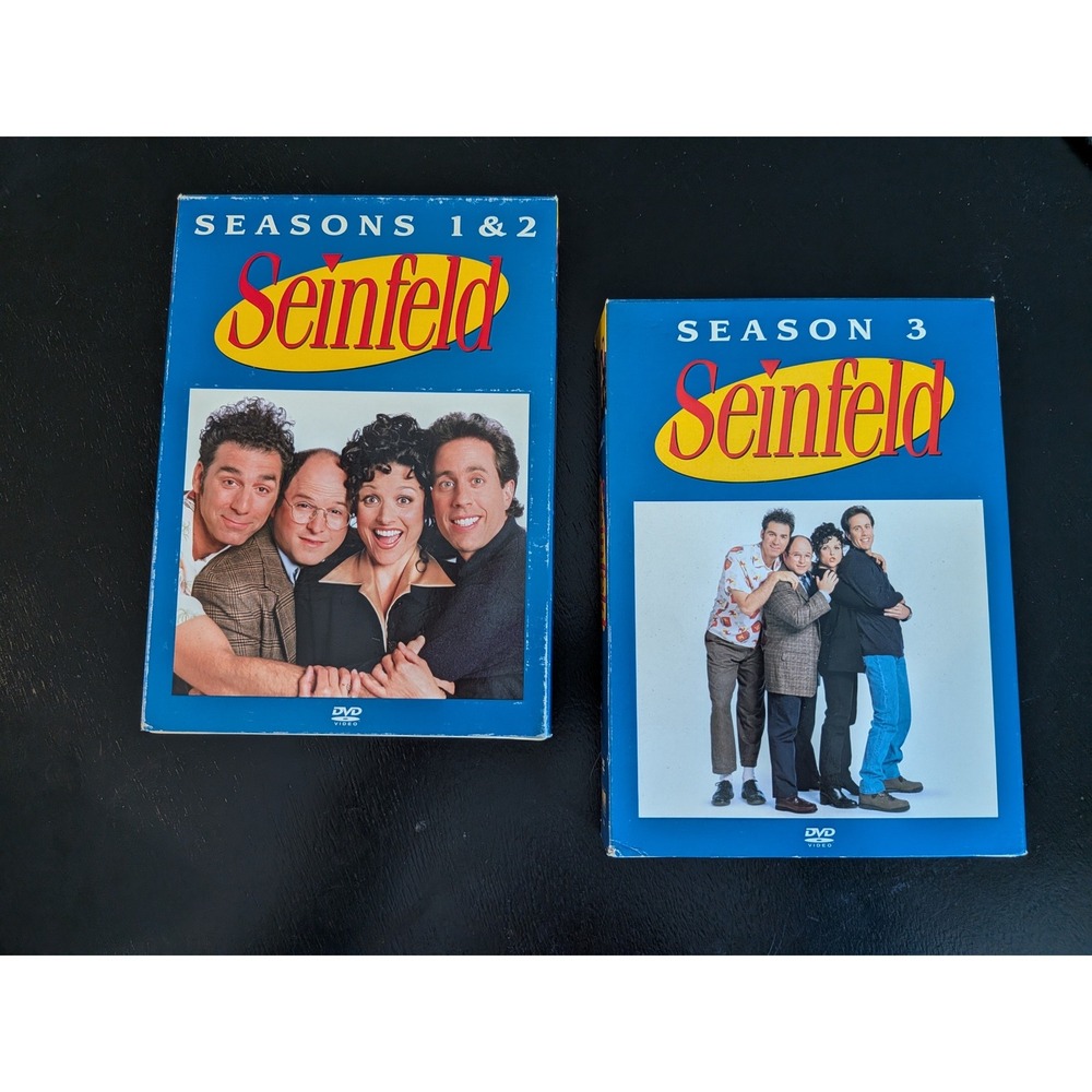 Seinfeld DVD Collection Seasons 1 2 3 Box Set Sitcom Comedy